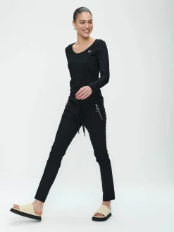 Pants Emma-straight leg fit Technical Jersey