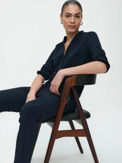 Pants Emma-straight leg fit Technical Jersey